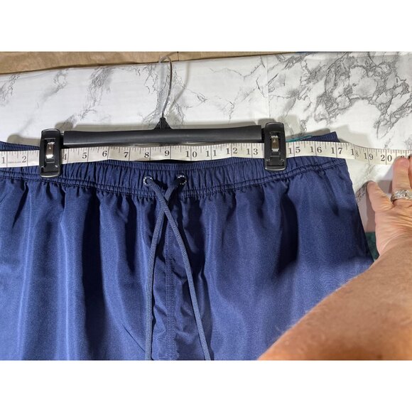 Puma Mens XL Navy Blue Swim Trunks With Mesh Liner Logo - Picture 4 of 8